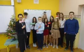 świąteczne spotkanie w klasie VIII