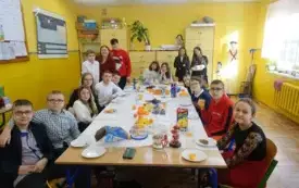 świąteczne spotkanie w klasie VI i VII