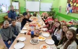 świąteczne spotkanie w klasie V