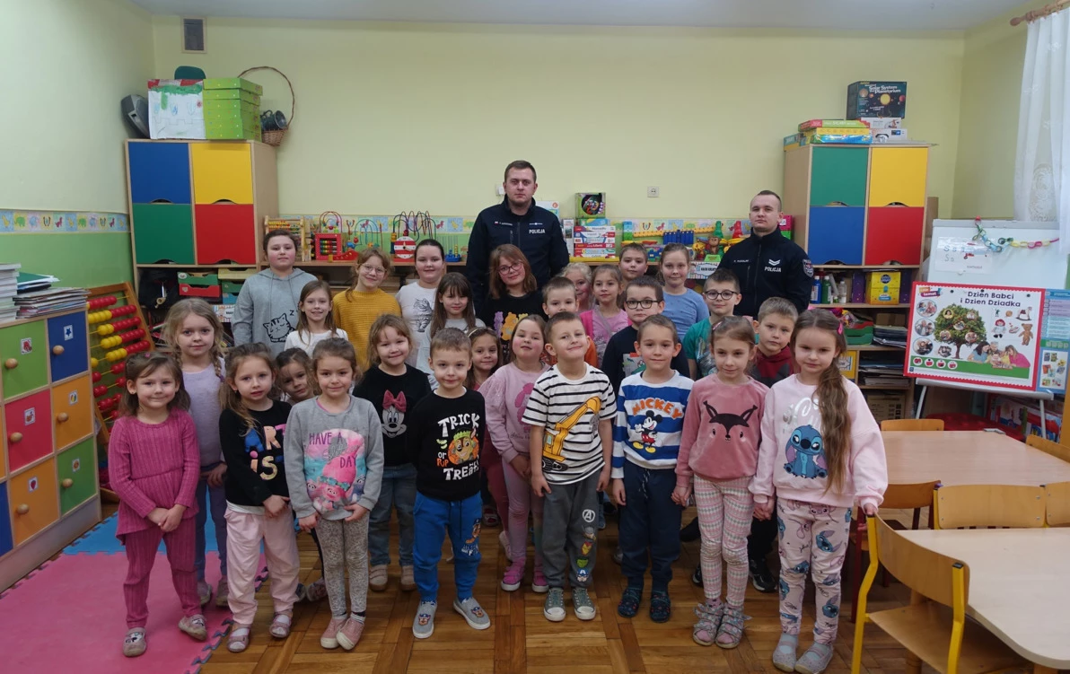 Zdjęcie do Wizyta Policjant&oacute;w