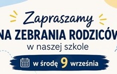 plakat o zebraniu rodziców